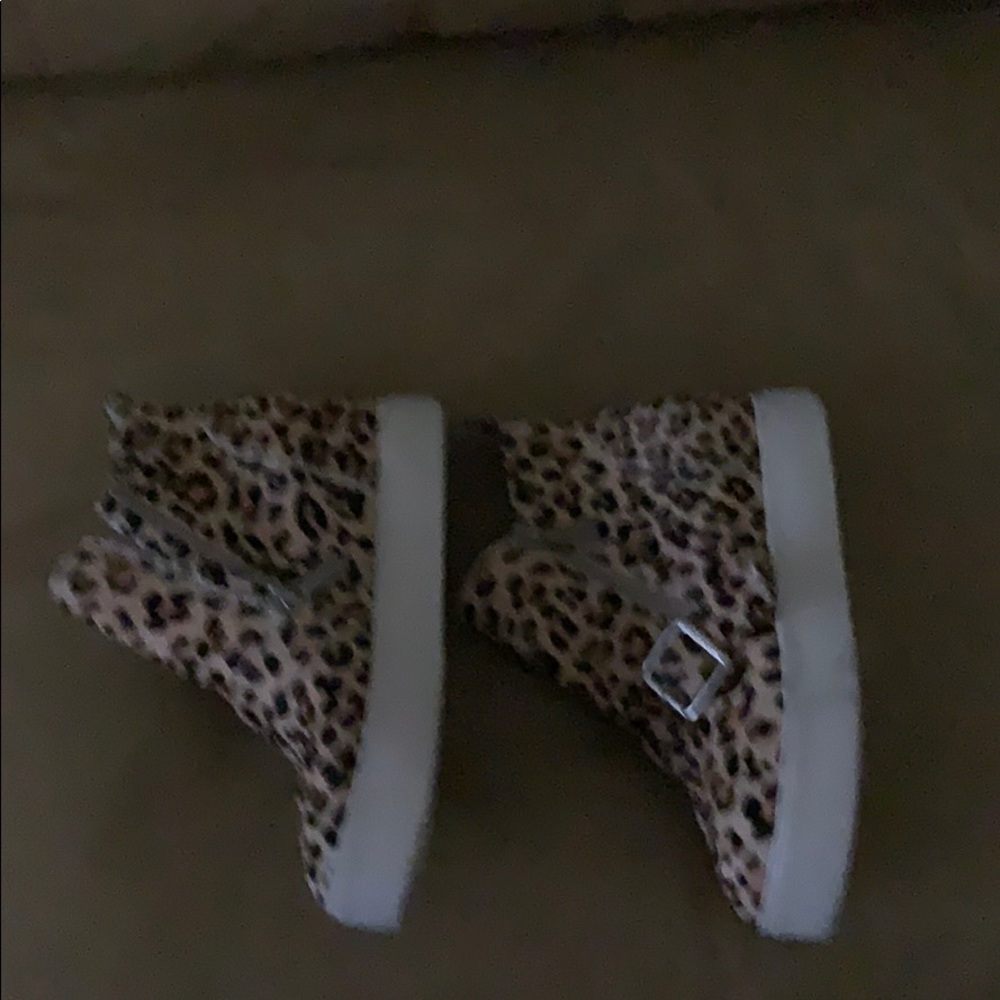 Jslides Calf Cheetah Print Zip Up Slides - image 6